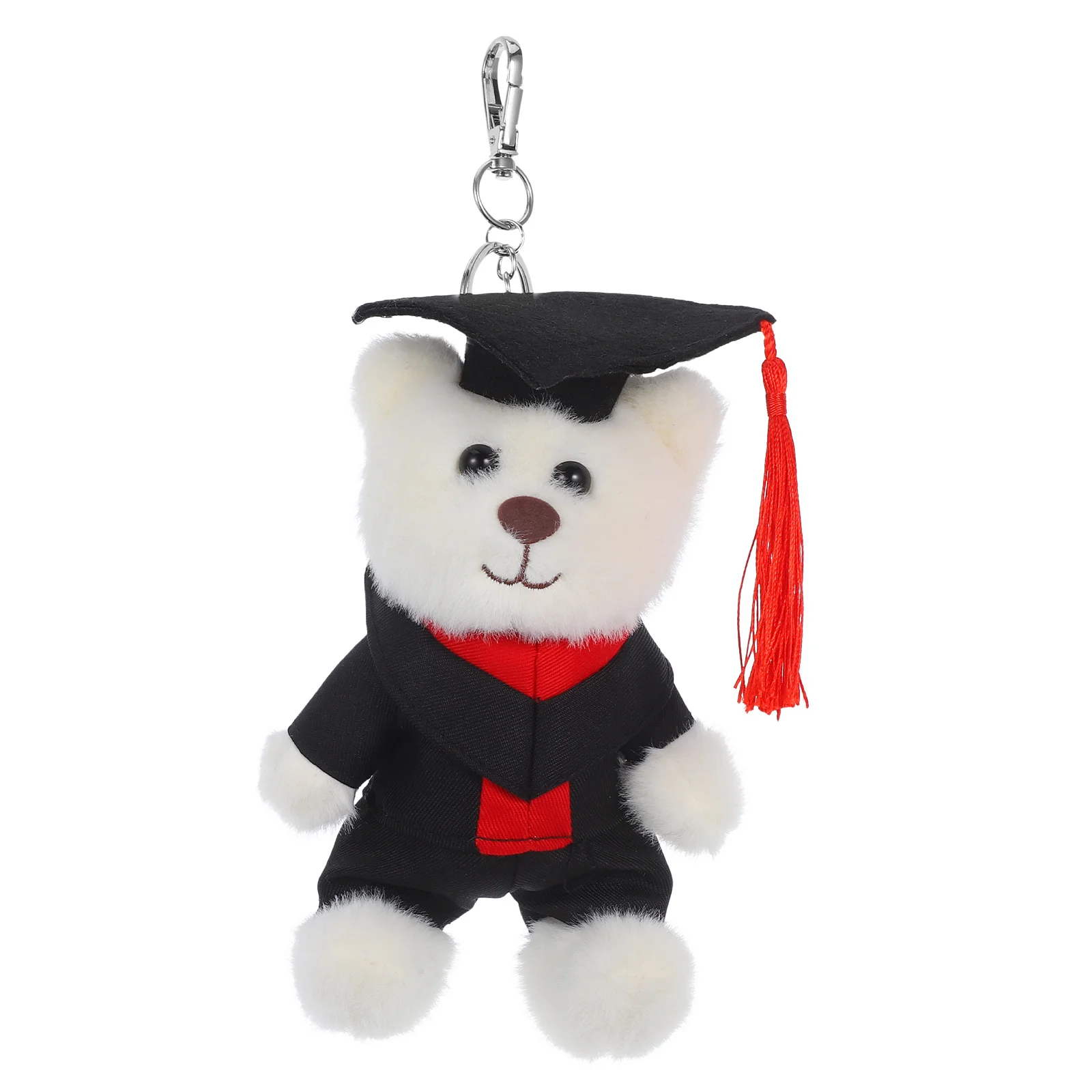 

Adorable Graduation Bear Keychain Cute Key Ring with Hat Meaningful Symbolism Ideal Gift for Graduates Bag Hanging Key