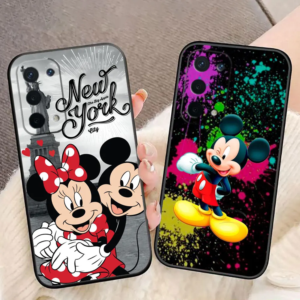 Lovely Mickey Minnie Mouse Case For OPPO A9 A15 A16 A17 A38 A53 A54 A55 A57 A60 A71 A73 A74 A76 A778 A92 A93 A94 A98 Case Funda