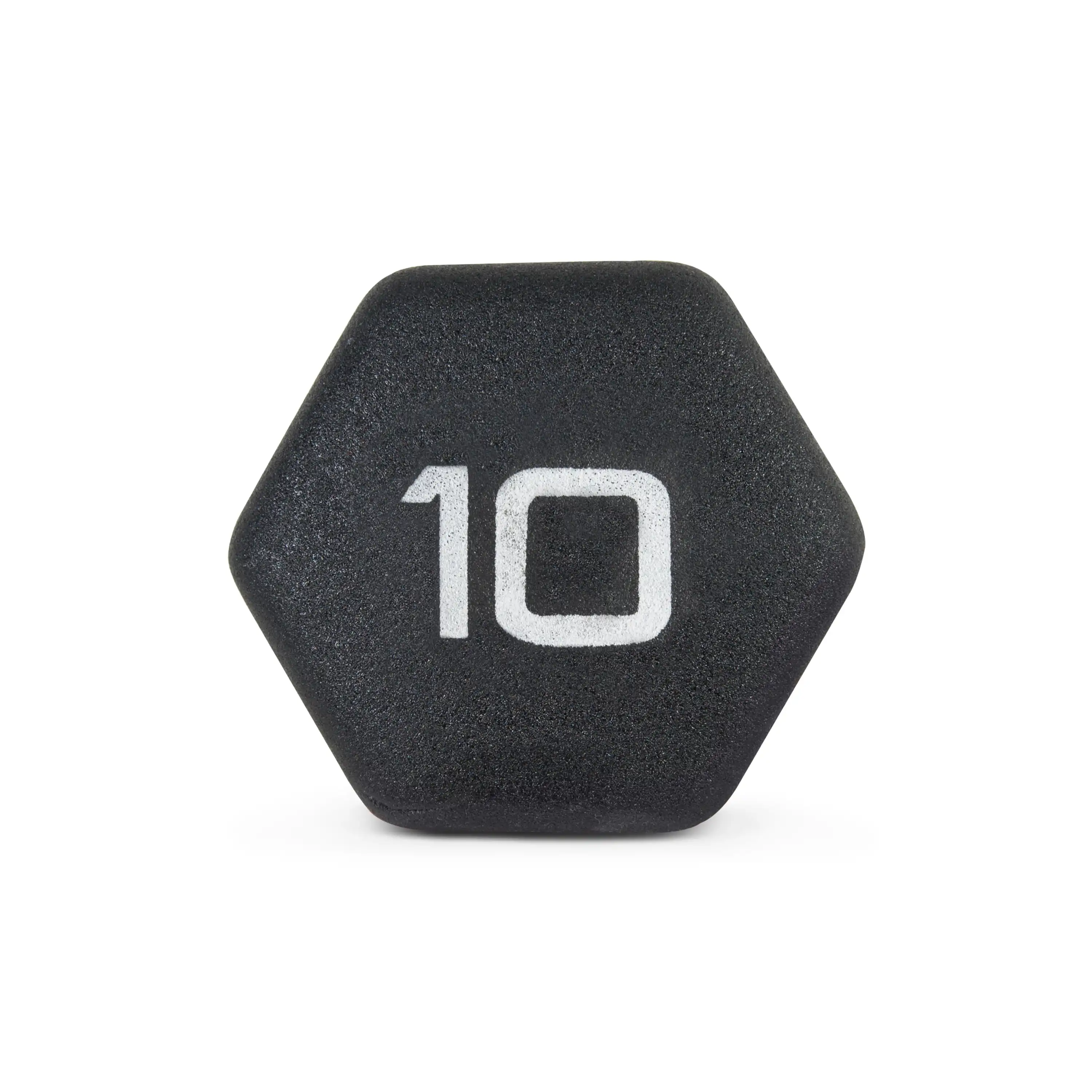 Barbell, 10 lb zwarte neopreen halter, paar volledige lichaamstraining voorkomen rollen