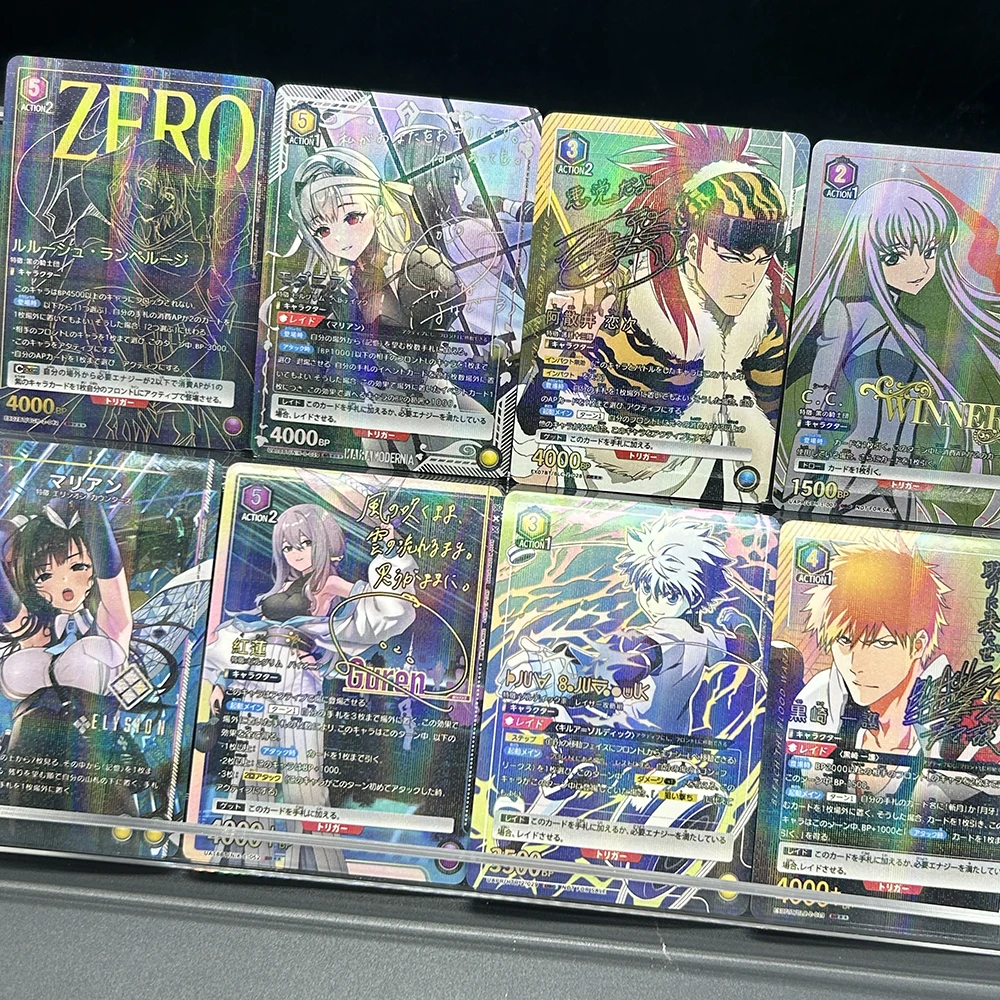 1 قطعة/8 قطعة أنيمي فايس شوارز لتقوم بها بنفسك Acg قسط الشاش فلاش جمع بطاقة هوشيماتي Suisei يوكي Asuna أنيتا هايلي عيد الميلاد #2