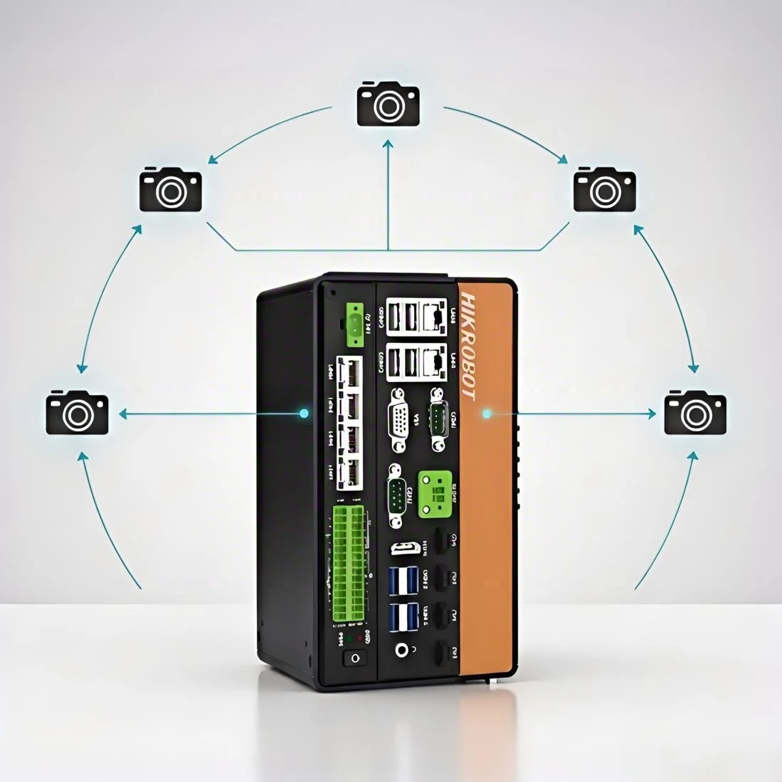

Hikrobot Industrial PC for Machine Vision MV-VC310xH 8GB 6-Channel Gigabit Ethernet VC3000 Series for Multi-Camera Systems