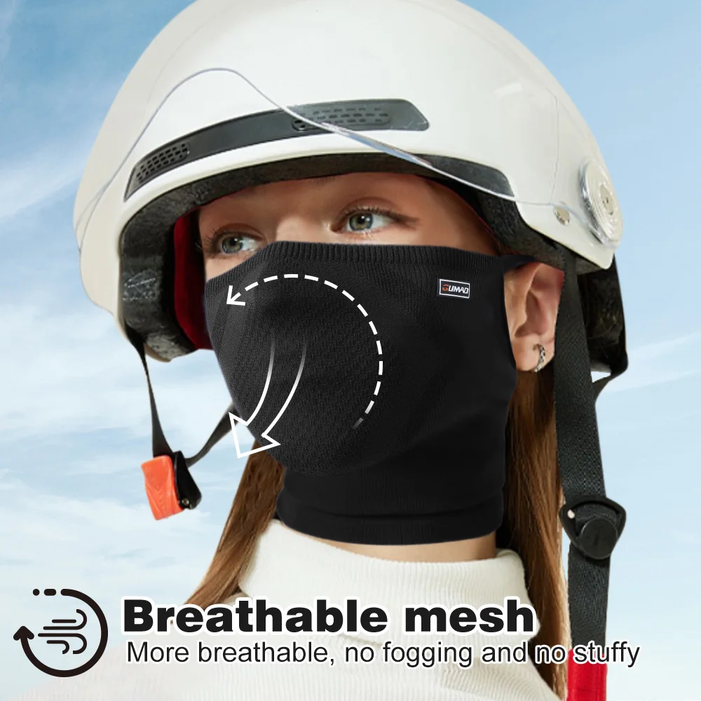 2PCS Sport Bandana Breathable Sun Protection Cycling Bike Face Cover Reusable Mask Hiking Camping Running Neck Gaiter Soft Scarf