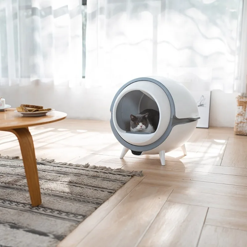 

Intelligent Cat Litter Toilet, Electric Automatic Cleaning Pet Litter Box, Automatic Free Your Hands, Rechargeable