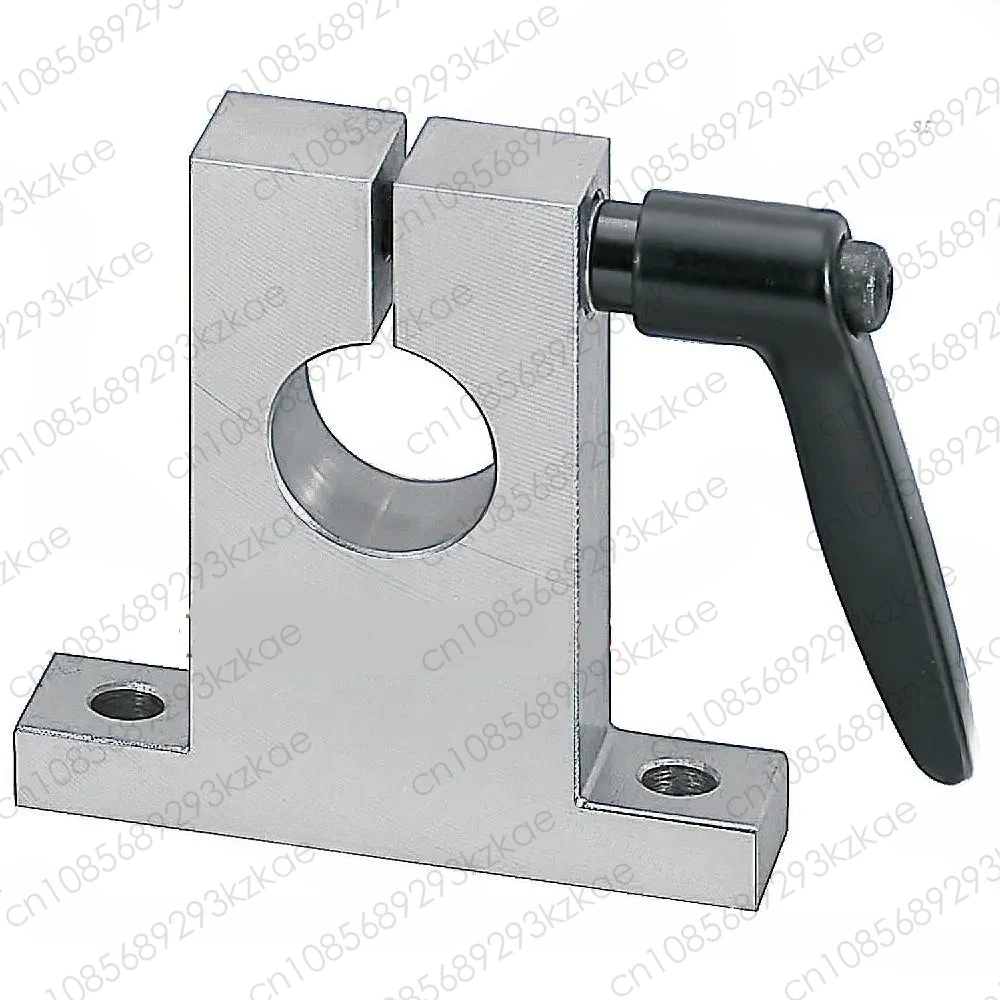 

Aluminum Clamp Pillar Holder Stainless Steel Tube T-Base Guide Shaft Support Connector with Handle Clamp
