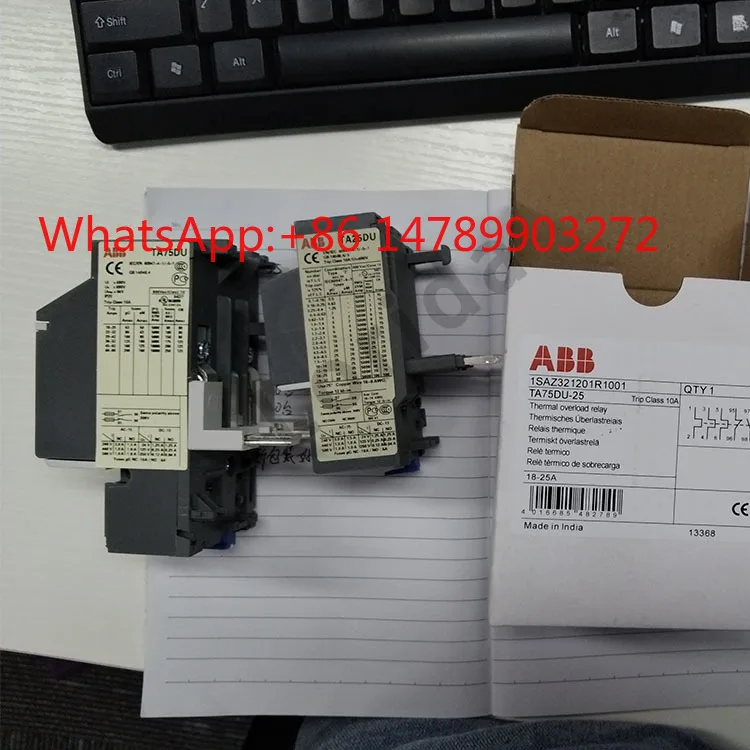 Lorida Original 1SAZ211201R1051 TA25DU-25 18-25A  AC Contactor Thermal Overload Relay 1SAZ211201R1051