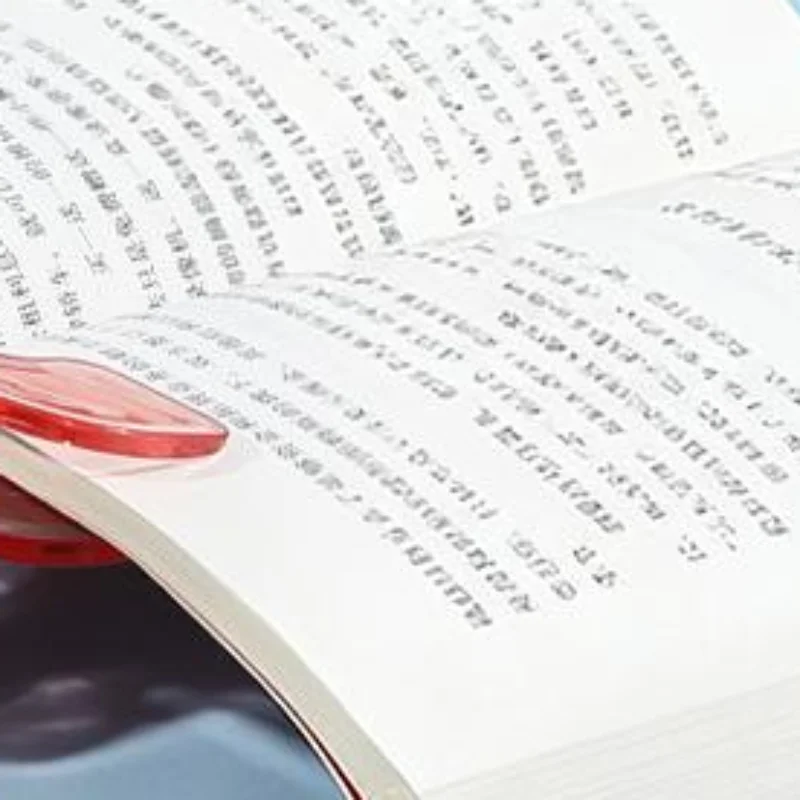 Transparent Portable Book Clip Stand Adjustable Fixed Page Holder Plastic Reading  for Study Home Classroom 2/3PCS
