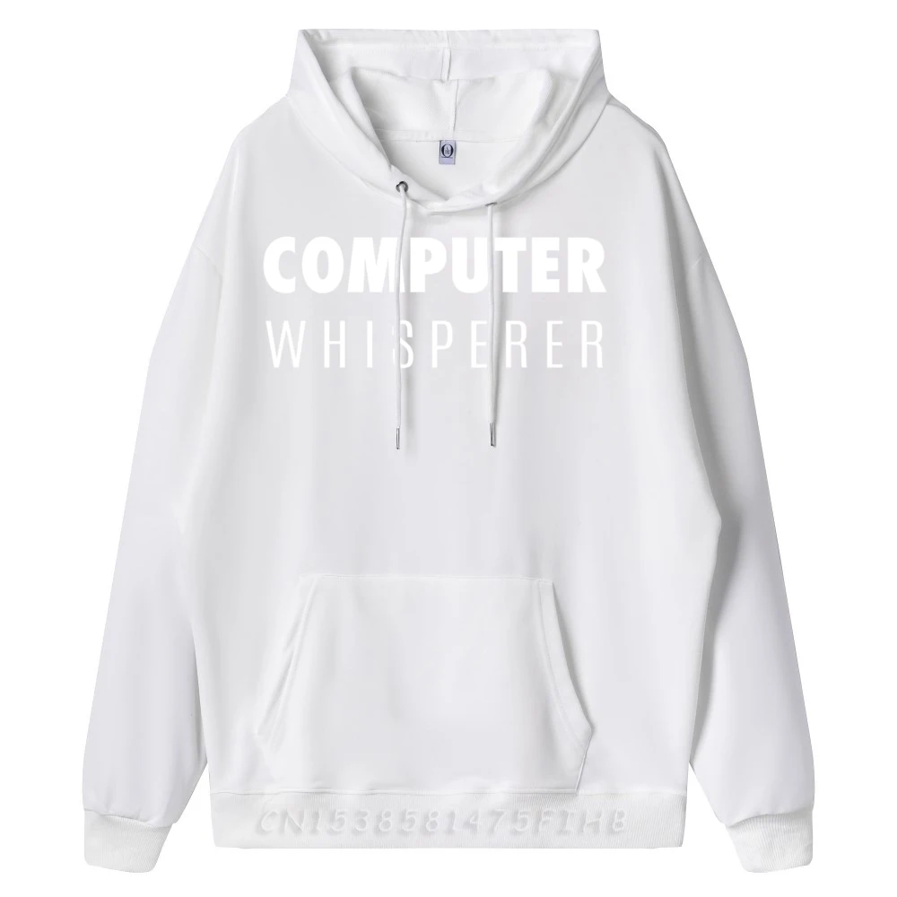 Gift for Computer Tech + Programmer THE COMPUTER WHISPERER Mens Designer Hoodies Meme Sweater Camisetas Hombre HOLIDAYS