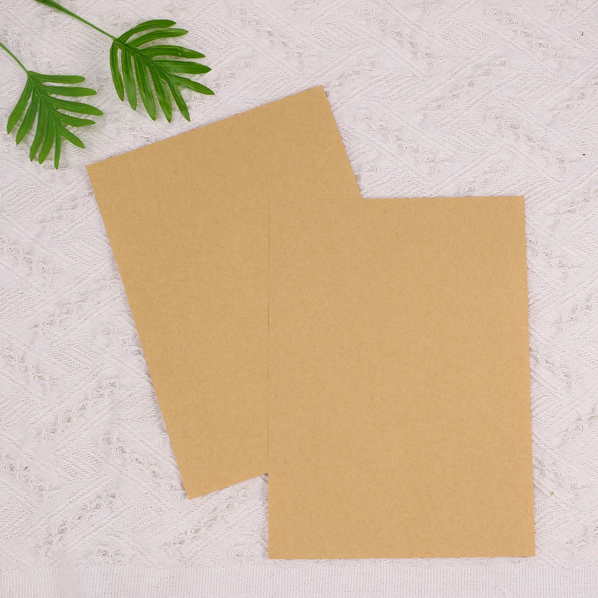 

100 Sheets Kraft Paper Brown Corrugated Decoupage Writing Vintage Letter Stationery