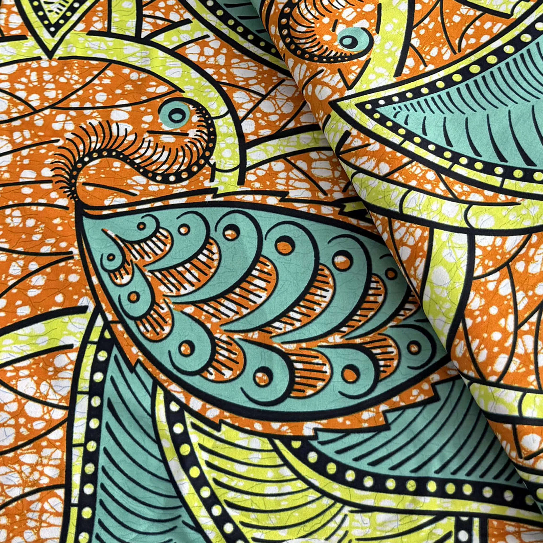 Tissu africain en véritable co - African Ankara Print avis et prix