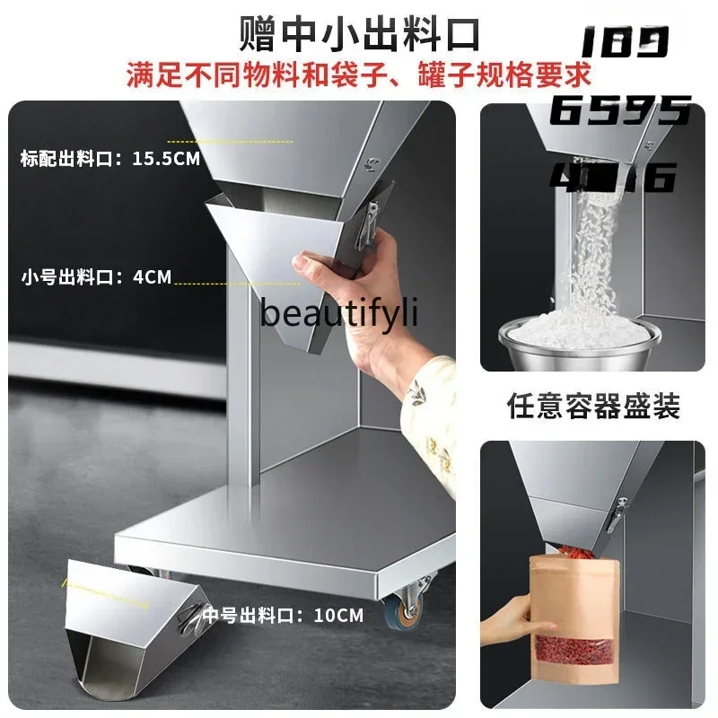 A06 Automatische Waage und Verpackungsmaschine mit großer Kapazität, quantitative Abfüllmaschine für Reiskörner und Nüsse