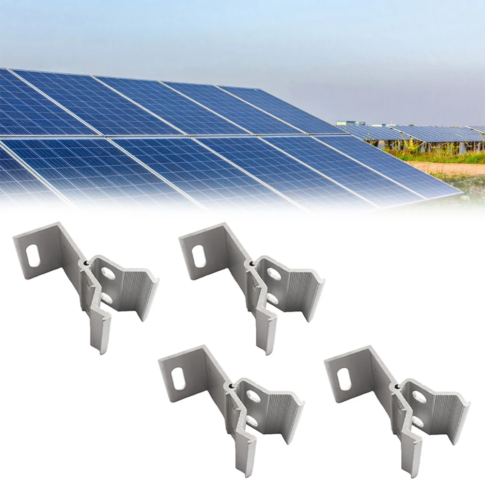 

Corner Clamp For Solar Panel Installation Aluminum Corner Clamps Complete Set Easy Installation Reliable Support