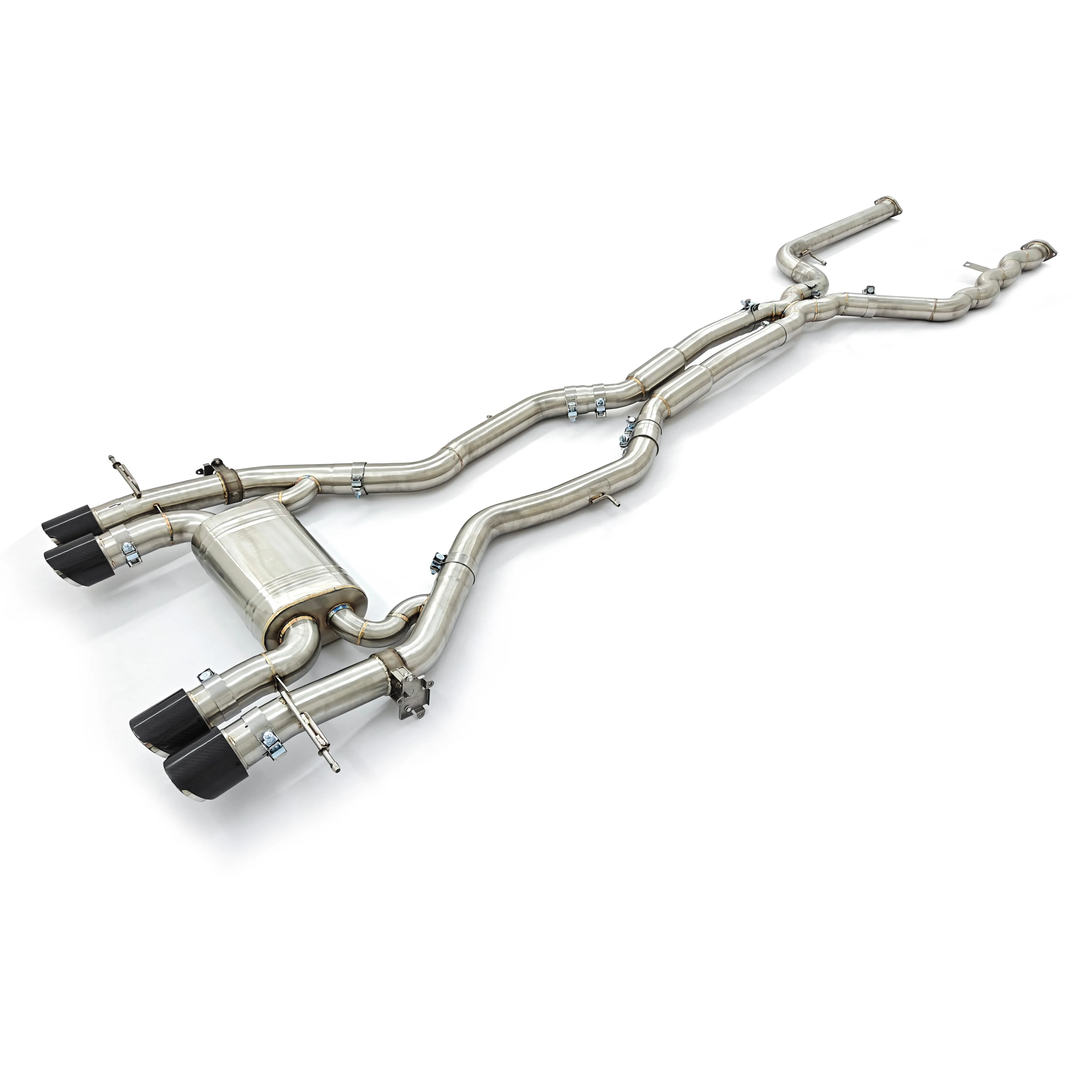 

CSZ Stainless Steel Exhaust for BMW S58 G87 M2 3.0T Equal Length Midpipe Valved Catback Exhaust Tips