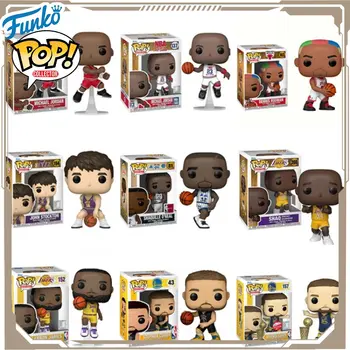 Funko Pop 原始 NBA 喬丹、羅德曼、魔術師基德、奧尼爾、斯托克頓、庫裡可動人偶玩具,適合男孩女孩兒童禮物 10 最佳銷售 NBA人物 - №5