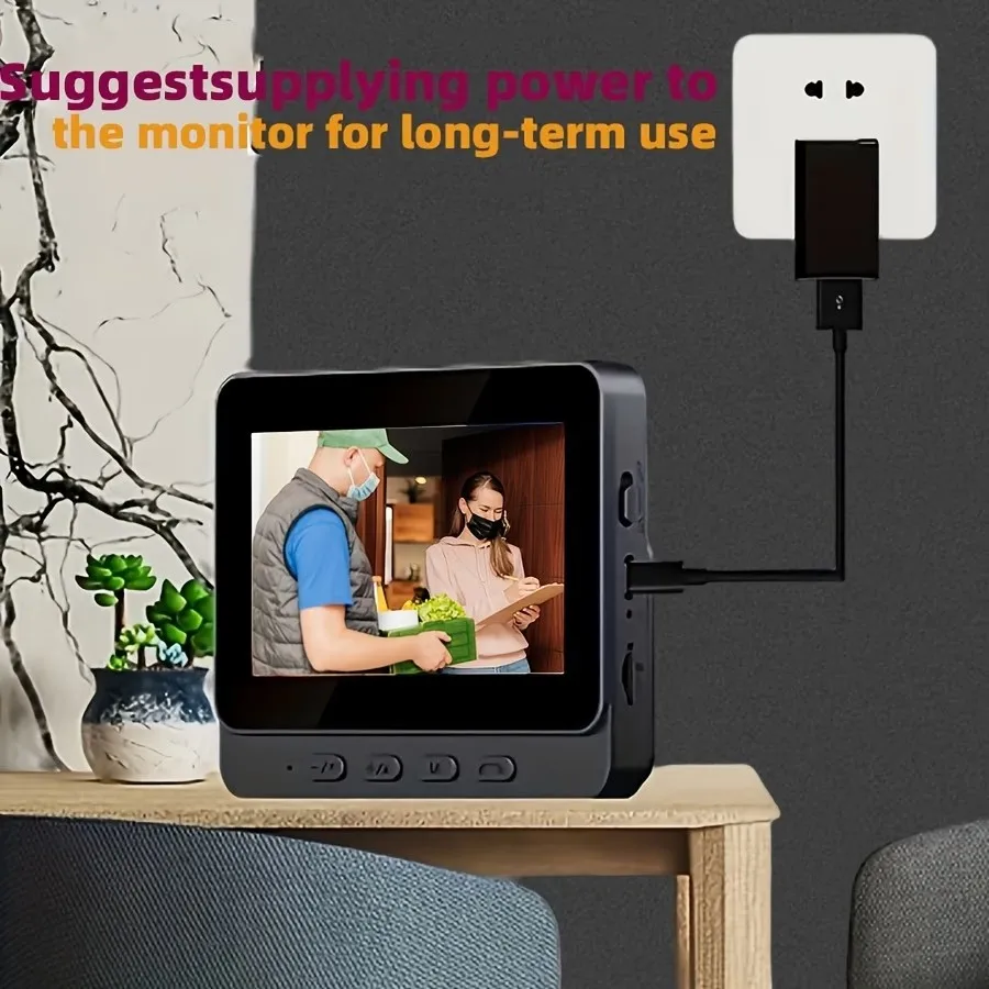 Doorbell Camera Smart Wireless  For Security Home Apartment 4G Video Intercom Camera Inteligente Night Vision 4.3 Inch HD Screen