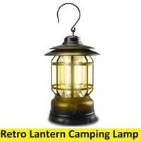 Rechargeable Camping Retro Horse Lantern Camping Lamp Portable Waterproof Camping Lantern For Indoor And Outdoor Outages Usage