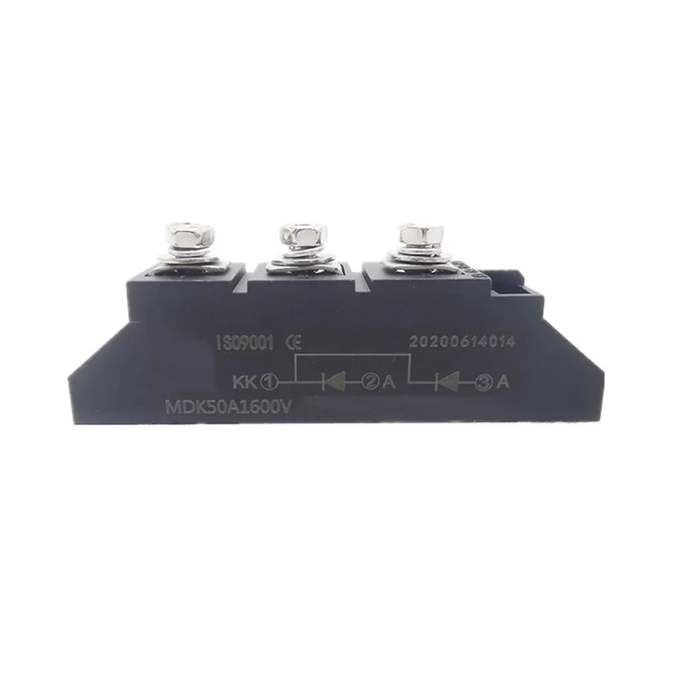 MDK50A 1600V Single Phase Diode Rectifier Module Bridge Rectifier Module High Power 4 Terminal For Photovoltaic Protection