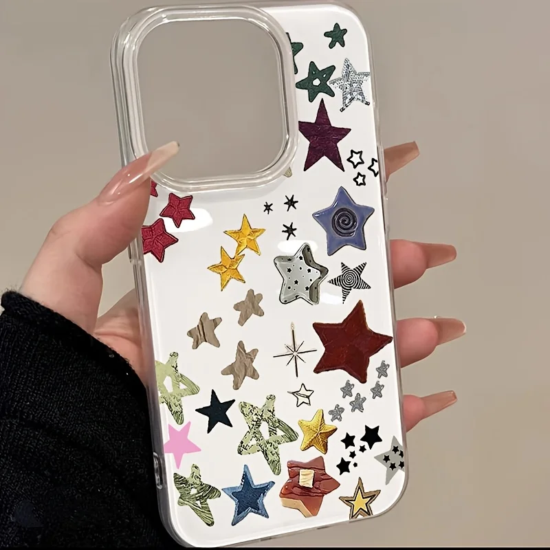 Vintage Bow Star Leopard Shockproof Phone Case For Samsung Galaxy S25 S24 S26 Plus Ultra A37 A56 A36 A57 A07 A17 A27 Slim Cover