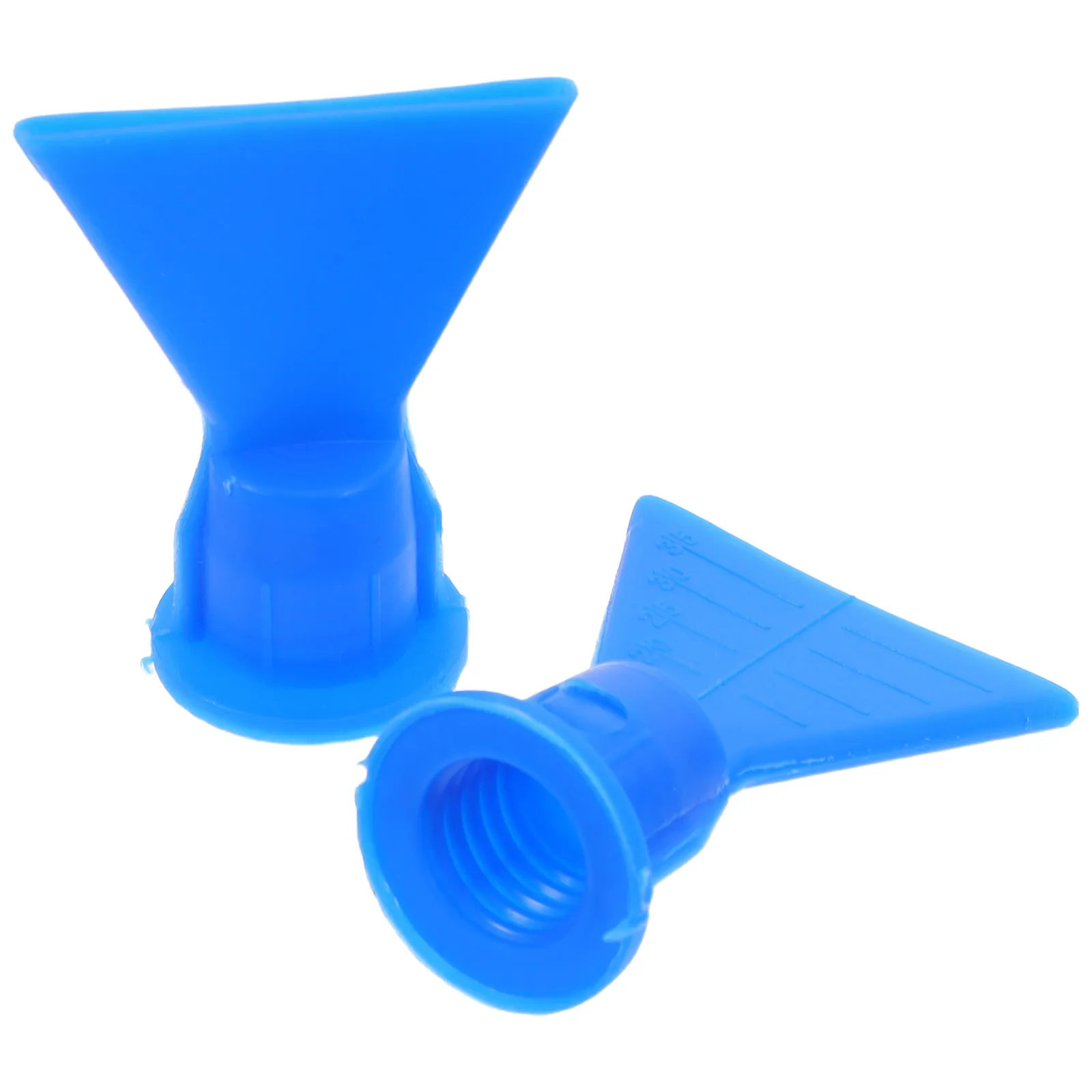2Pcs Plastic Flat Sealant Nozzle Tips Universal Fit for Caulking Dispensers Even Glue Flow Professional Auto Bodywork Window