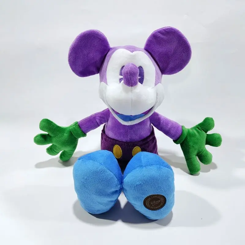 

New Disney Retro Mickey Mouse Plush Toy Stuffed Doll Cartoon Plush Doll Gift For Girls Kids Soft Cute Classic Mickey Plush Doll