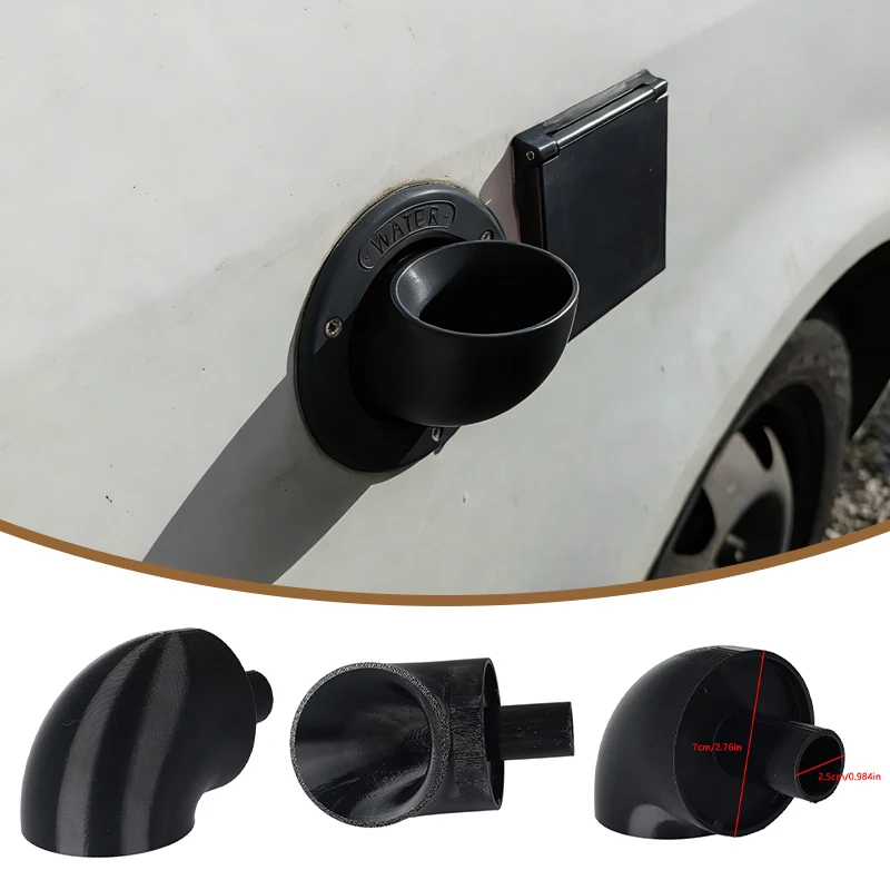 

RV Water Filling Funnel Installed On A Standard Sized Water Filling Cover Oil Funnel Filling For Car Motorhome Caravan Campervan