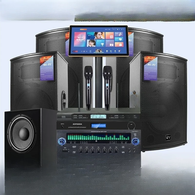Family ktv audio jukebox singing bar professional high-power speakers
