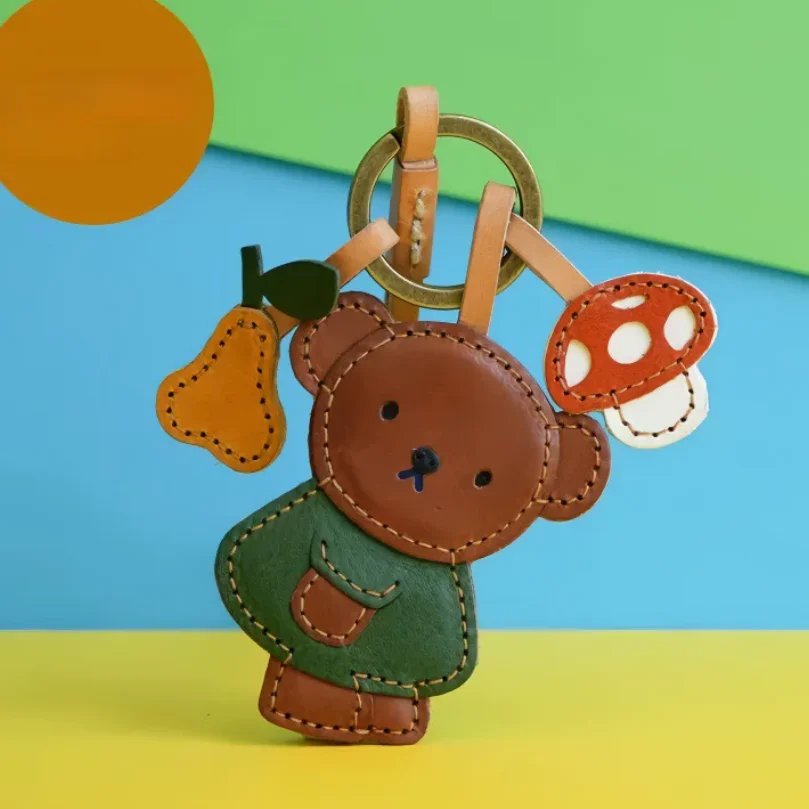 Custom Laser Wood Cutting Die, Cartoon Bear Pendant Mold Ornaments, Handmade Leather Craft Tool