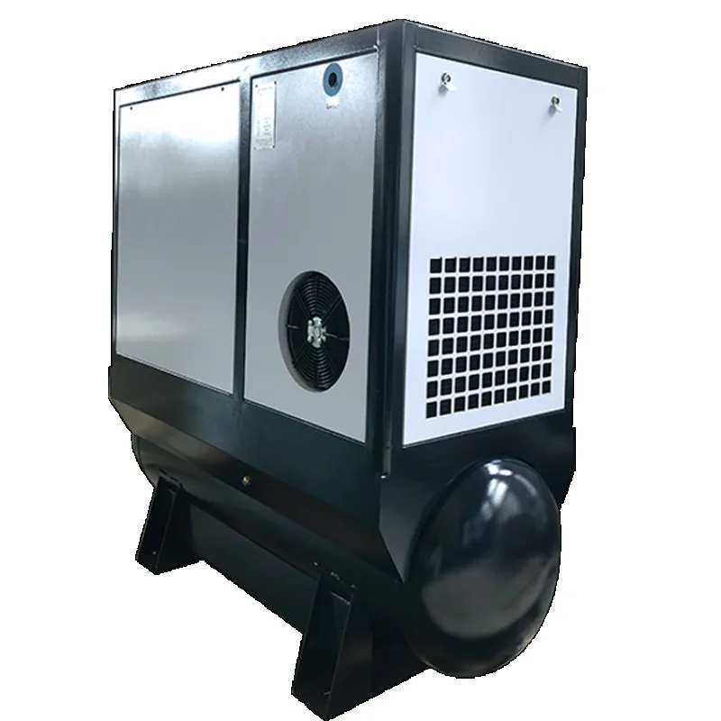 All-in-one rotary screw air compressor with air dryer 15kw screw air compressor Screw machine accessories for lasers