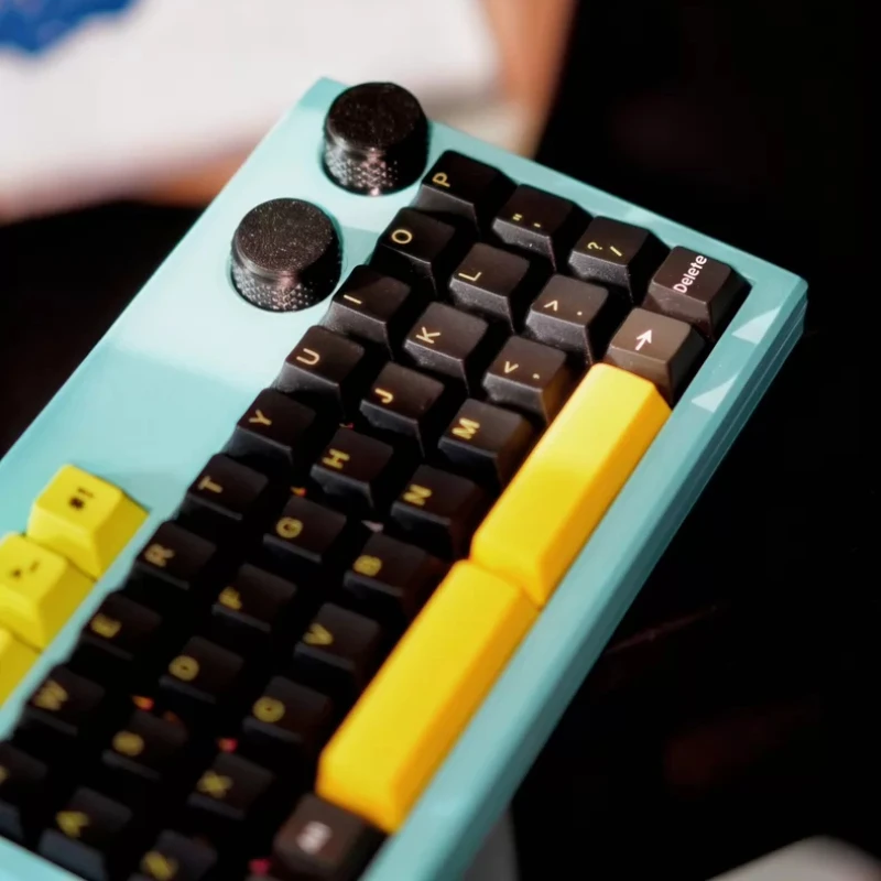 Plank Dual Knob 40% Keyboard Kit Customized Wired Single-mode Hot Swap 3u Splitting Space Vial E-sports Gaming Office Keyboard