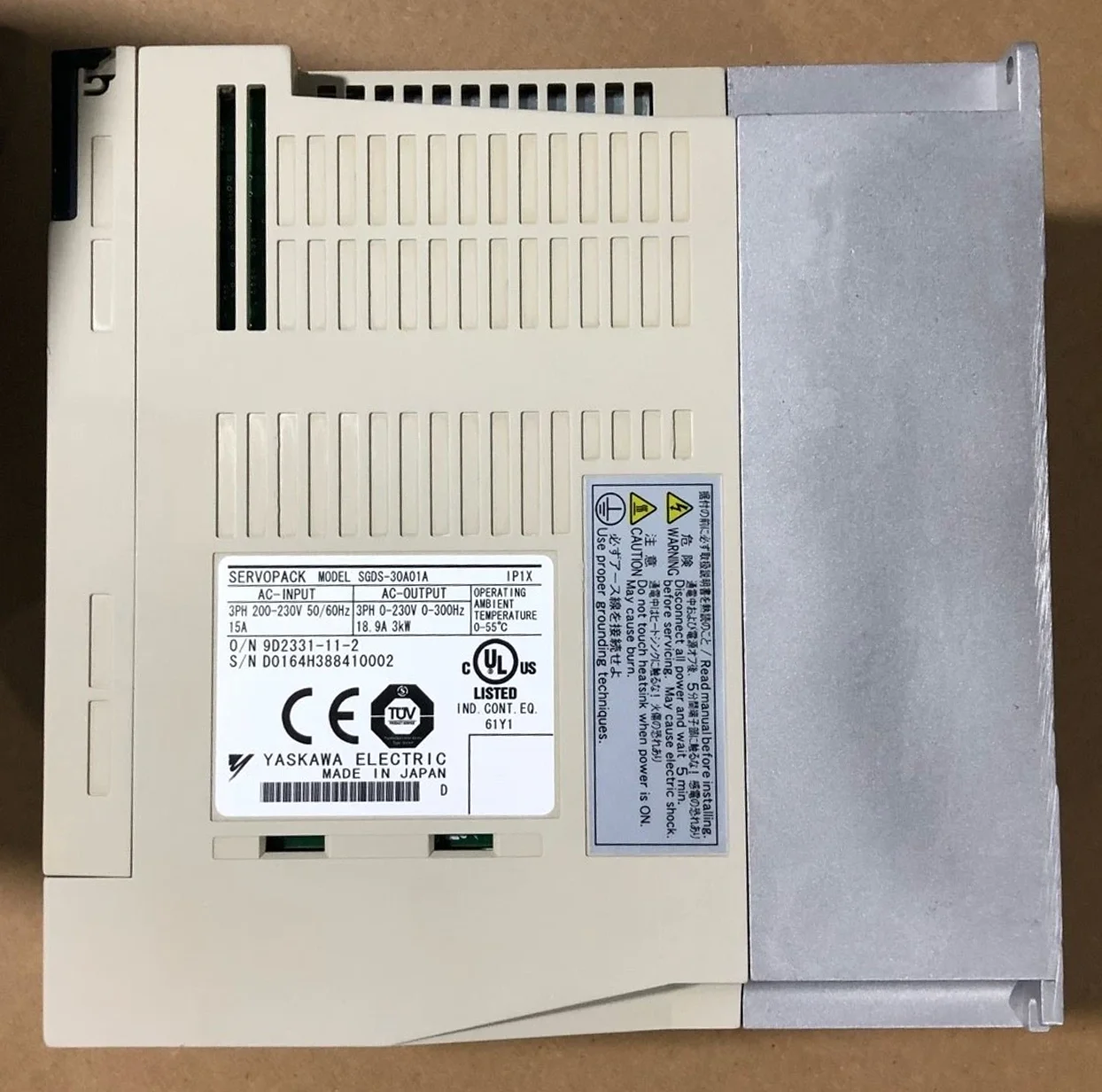 SGDS-30A01A Brand New Servo Drive，Original Genuine，Fast shipping，SGDS 30A01A