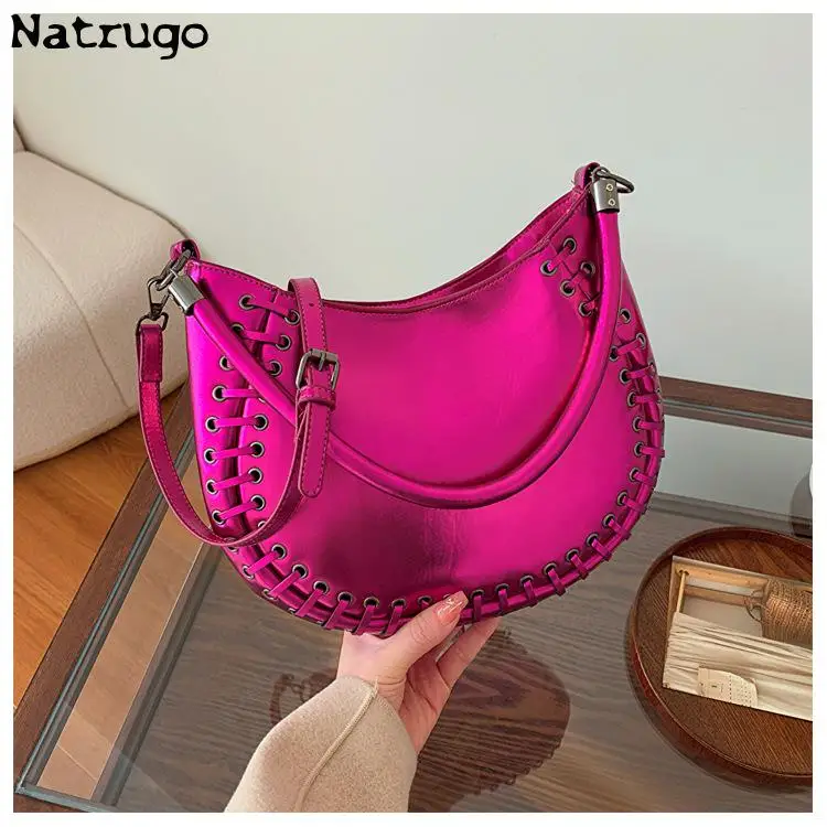 Luxury Designer Women\'s Crossbody Bag With Adjustable Shoulder Strap Female Ladies Single Shoulder Underarm Bag 2024 New