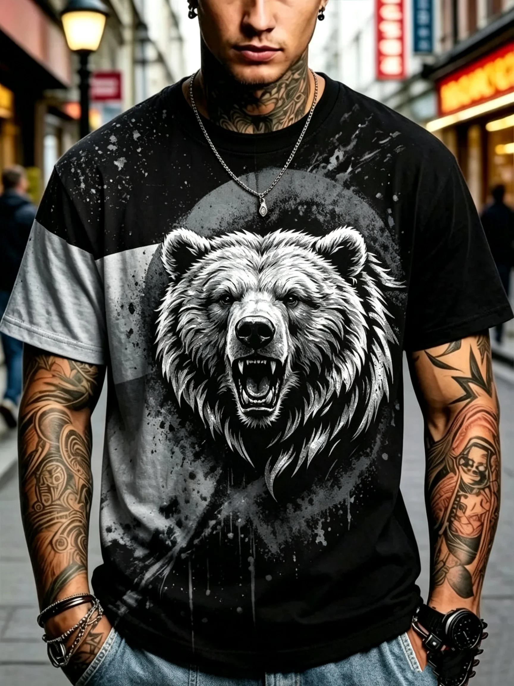Men's Clothing 3D Print T-shir - đánh giá và giá Summer Clothing Affordable