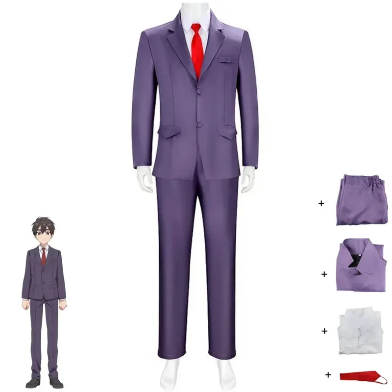 

Аниме «100 подруг, которые действительно любовь тебя Aijo Rentaro», карнавальный костюм, японская фиолетовая школьная форма, пальто, мужской костюм кампуса