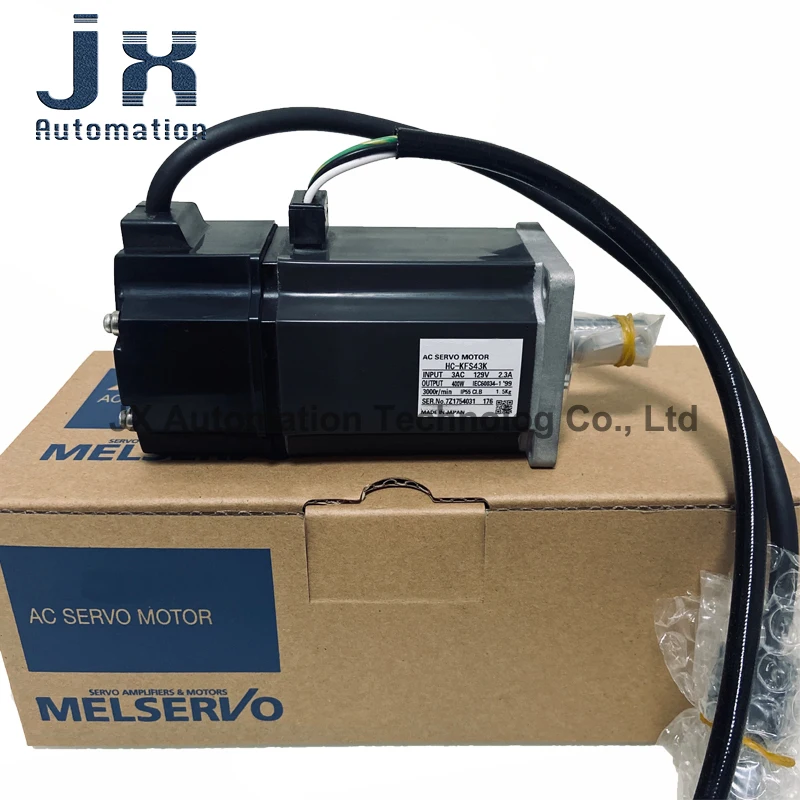 Original HC-MFS Series 400W 3000RPM 200V AC Servo Motor HC-KFS43 HC-KFS43K HC-KFS43B