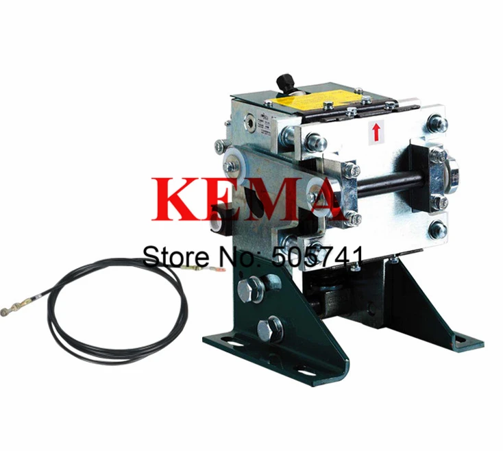 

Elevator wire holder device /lift brake mechanical or electromagnetic wire rope machine