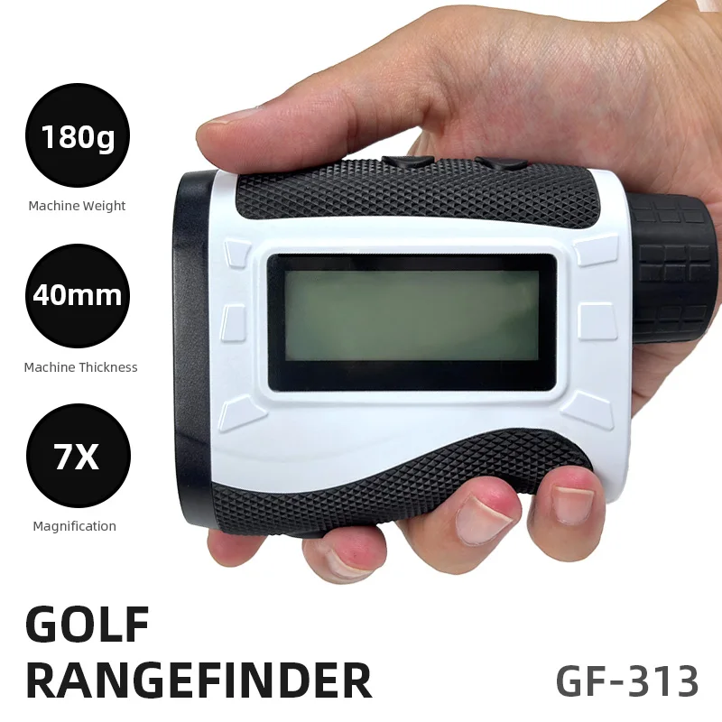GF-313 جهاز تحديد المدى للجولف مع شاشة قفل سارية العلم مسافة الليزر دقة عالية النطاق وموثوقية بيانات قوية