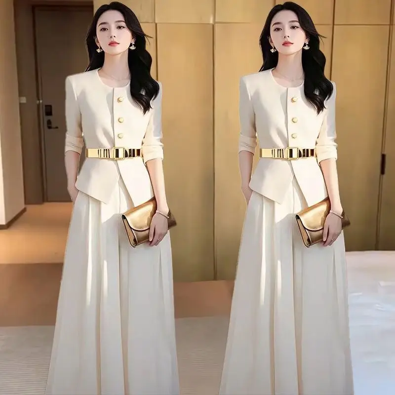 Einzel/Set, Herbst Neue High-End-Damenbekleidung Mode Ausländischen Stil Professionelle Xiaoxiangfeng Jacke Culottes Zweiteiliges Set