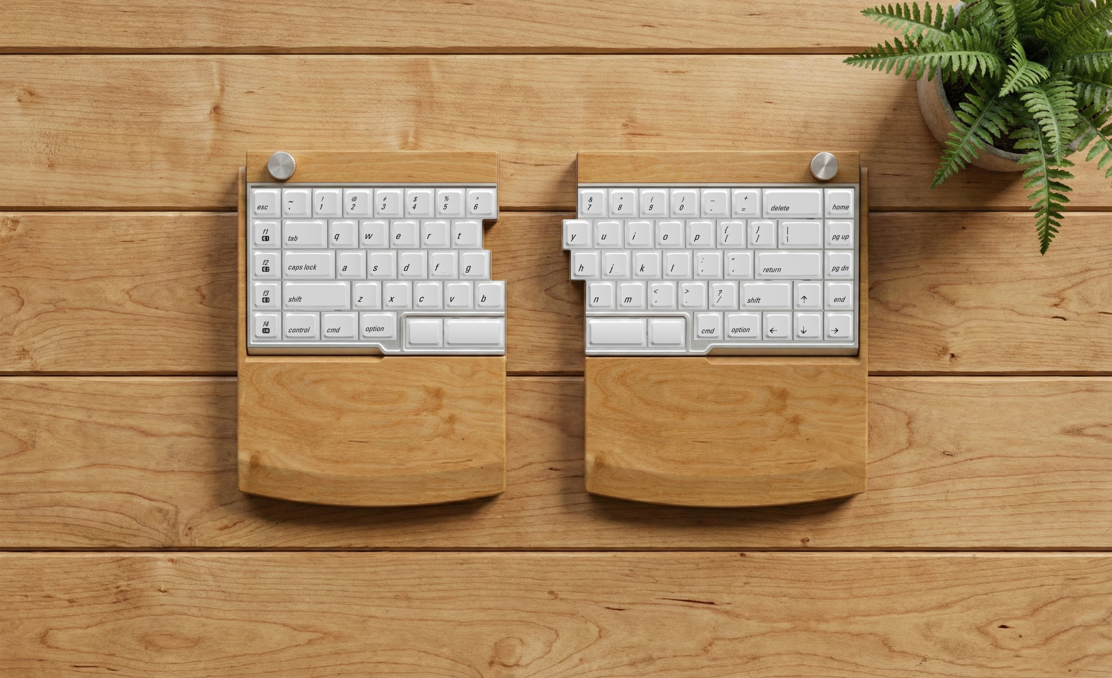 Jezail Funder Jiffy75 75% Split Keyboard | Convertible Wireless Mechanical Keyboard for Office & Everyday Use