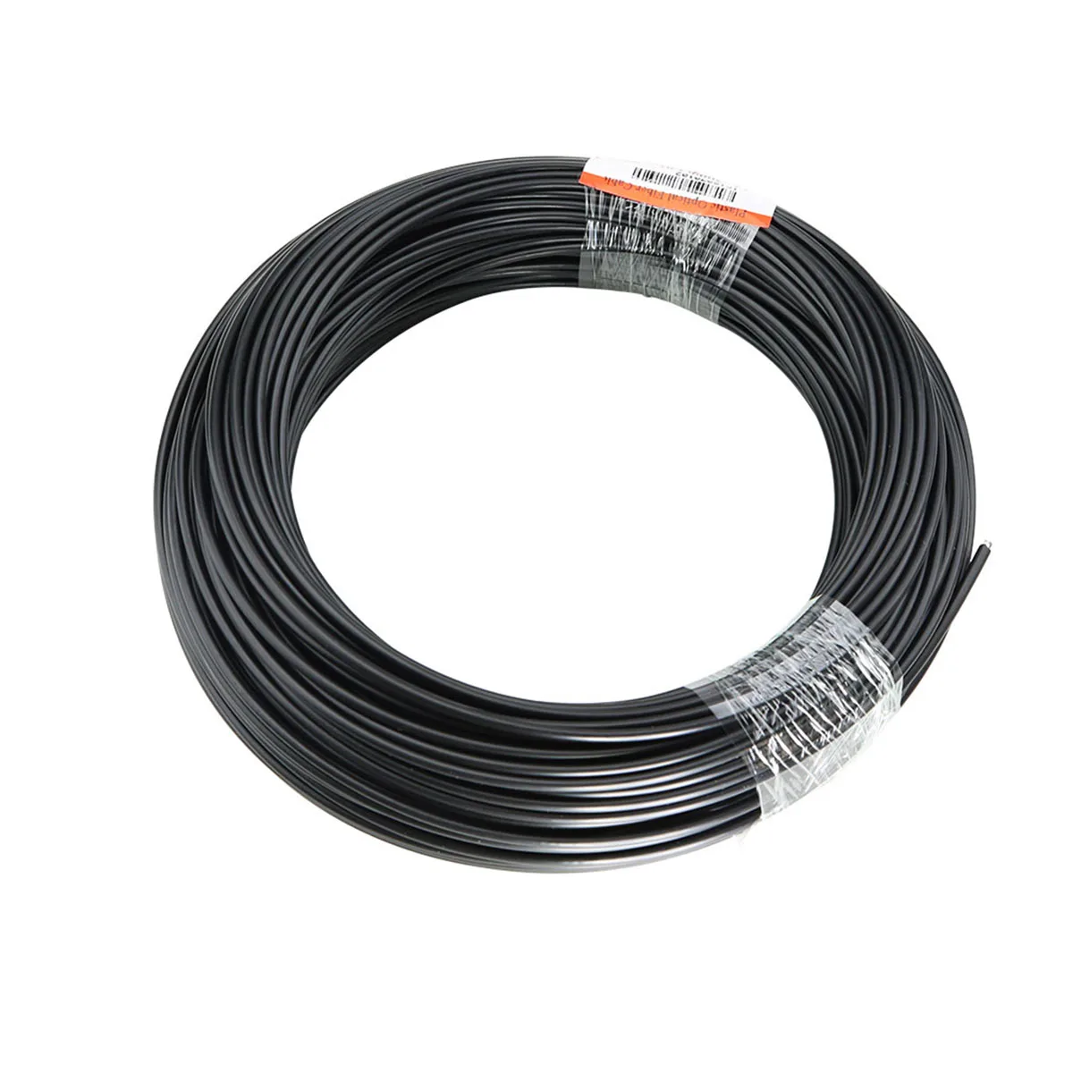 50M/rolka stały rdzeń końcówka świecąca z płaszczem czarny PVC o średnicy 2mm/3mm do łączenia optycznego lub światła słonecznego