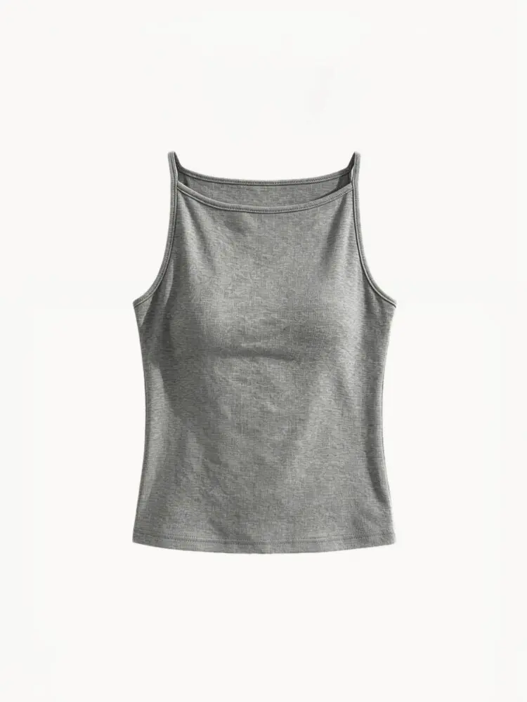 Women's 95 Cotton Camisole Tank Top Summer New plus Size Hide Underarm Flab Slim Back Cover Belly Cover Base Shirt Casual Wear