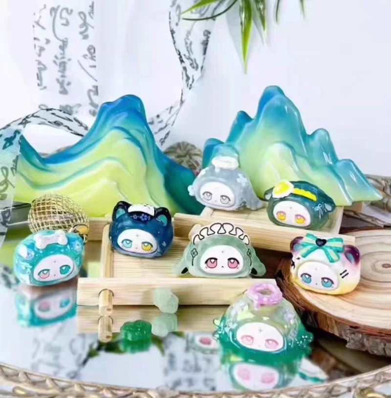 

Милая мини-фигурка: клубничный мусс-торт, кролик Daydream, серия Chunxi Yunjin Spring Brocade, мини-бокс-сюрприз, коллекционная кукла-миниатюра