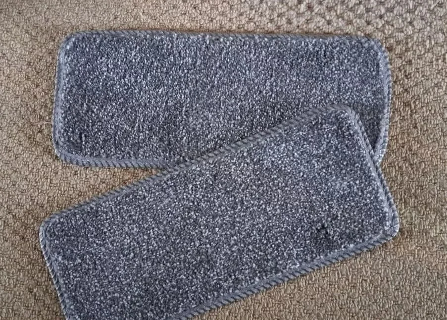 

2x For Fiat Ducato Citroen Relay Peugeot Boxer Motorhome Campervan Cab Door Step Mats Washable Vehicle Accessory Grey