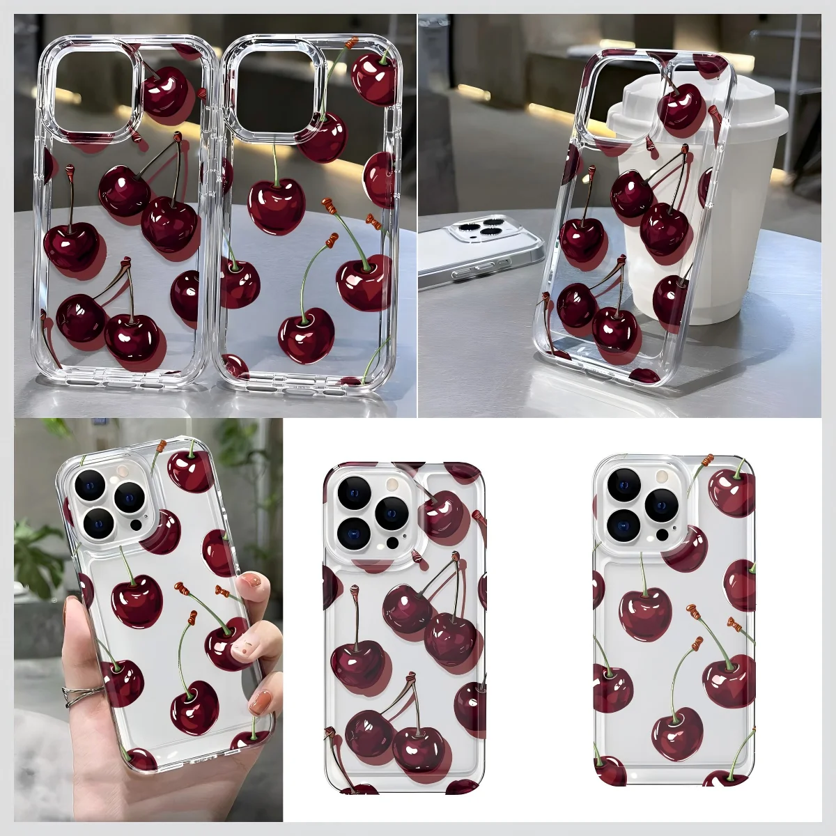 Cherry Phone Case for Samsung Galaxy A56 A36 A26 A55 A35 A05S A15 A54 A34 A24 A14 A05 A04 A13 A73 A53 4G 5G