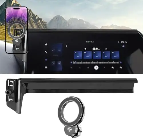 

Magnetic Phone Mount for Highlander 2020-2026 | 12.3" Screen | Auto Interior Accessory | Charging Stand
