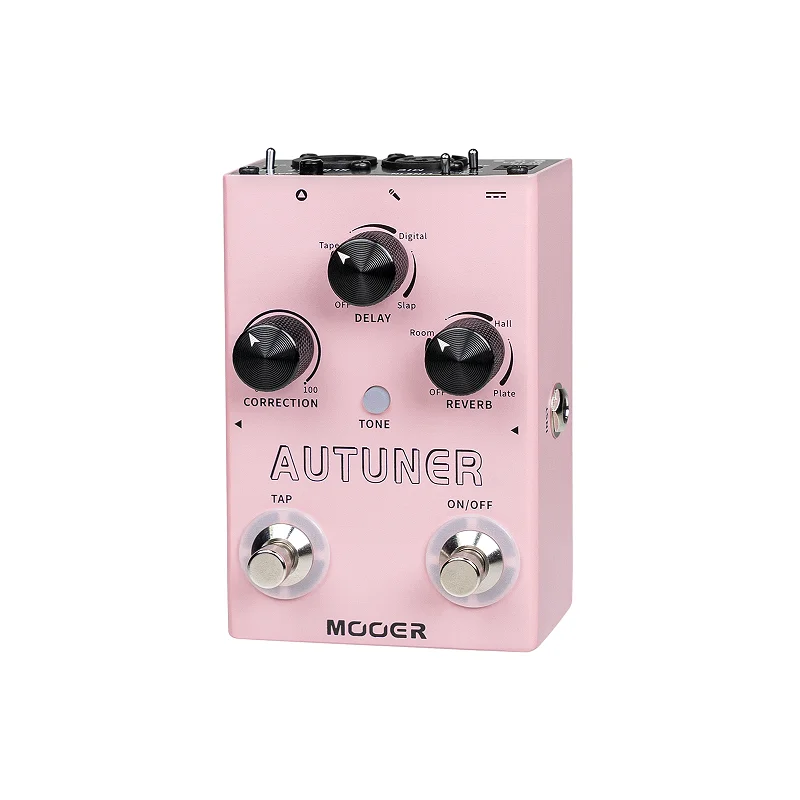 MOOER MVP1 AUTUNER Voice Modifier offers three voice equalization options for professional-grade latency and reverb effects.