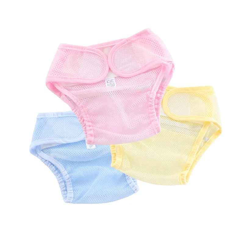 Newborn Baby Training Pants Baby Shorts Summer Washable Underwear Boy Girl Cloth Diapers Reusable Nappies Infant Panties