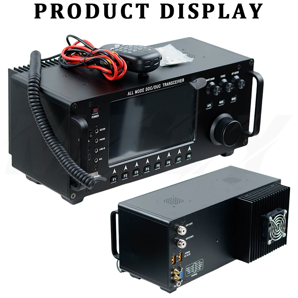 100W 0-750MHz Wolf All Mode DDC/DUC Transceiver Mobile Radio  for UA3REO with WIFI LF/HF/6M/VHF/UHF