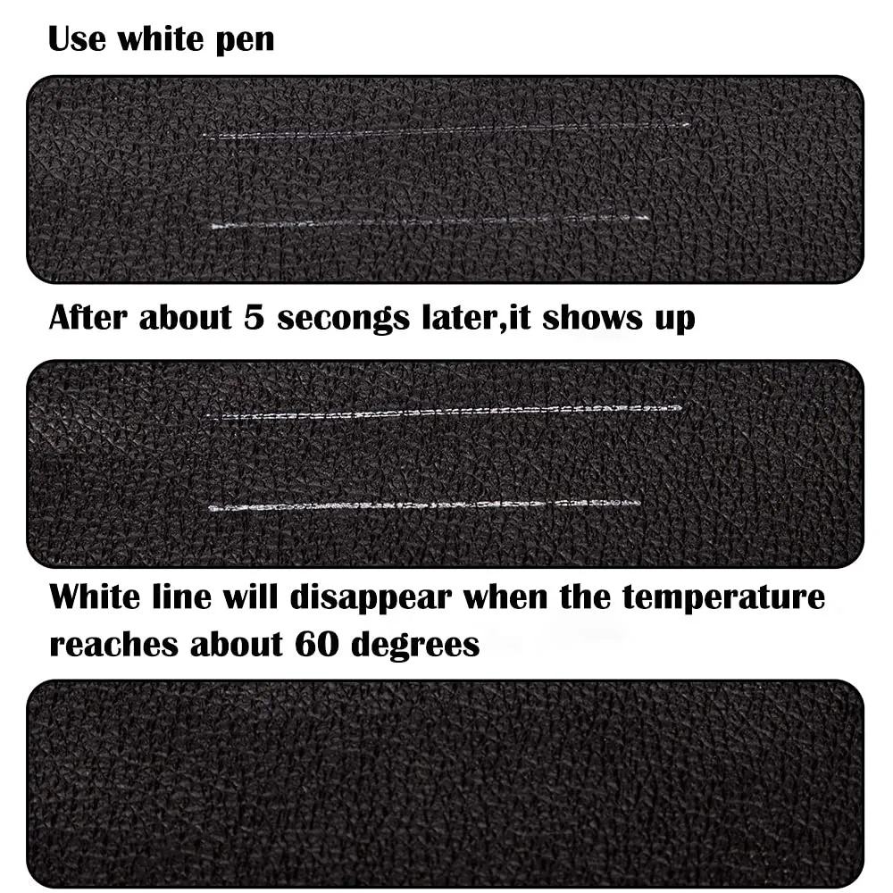 Heat Erasable Pens High Temperature Disappearing Pen Fabric Marking Pens with 20 Erasable Pen Refills for Leather,Fabric