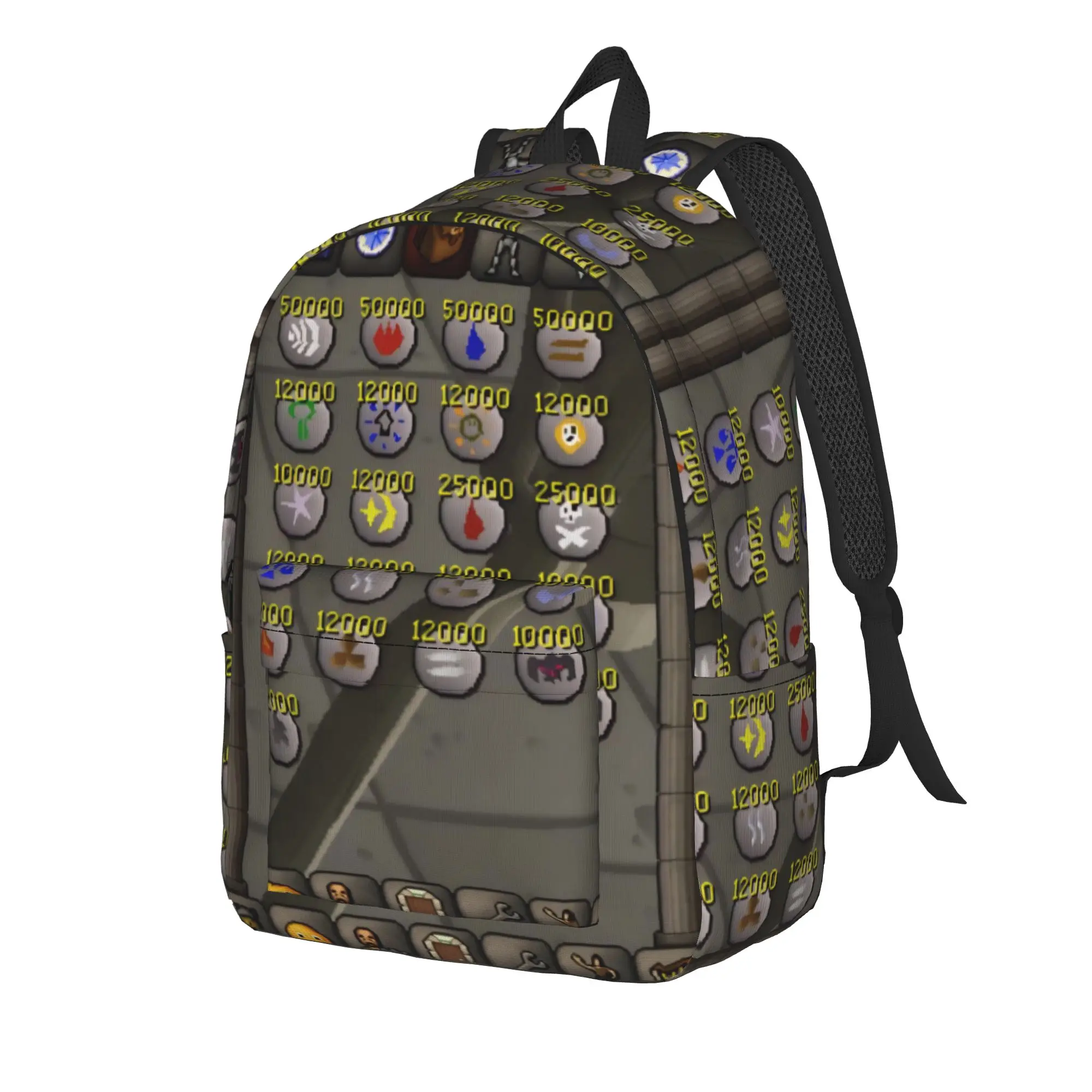 Old School RuneScapes Teenage Backpack Gift Student Hiking Travel  Daypack for Men Women College Shoulder Bag