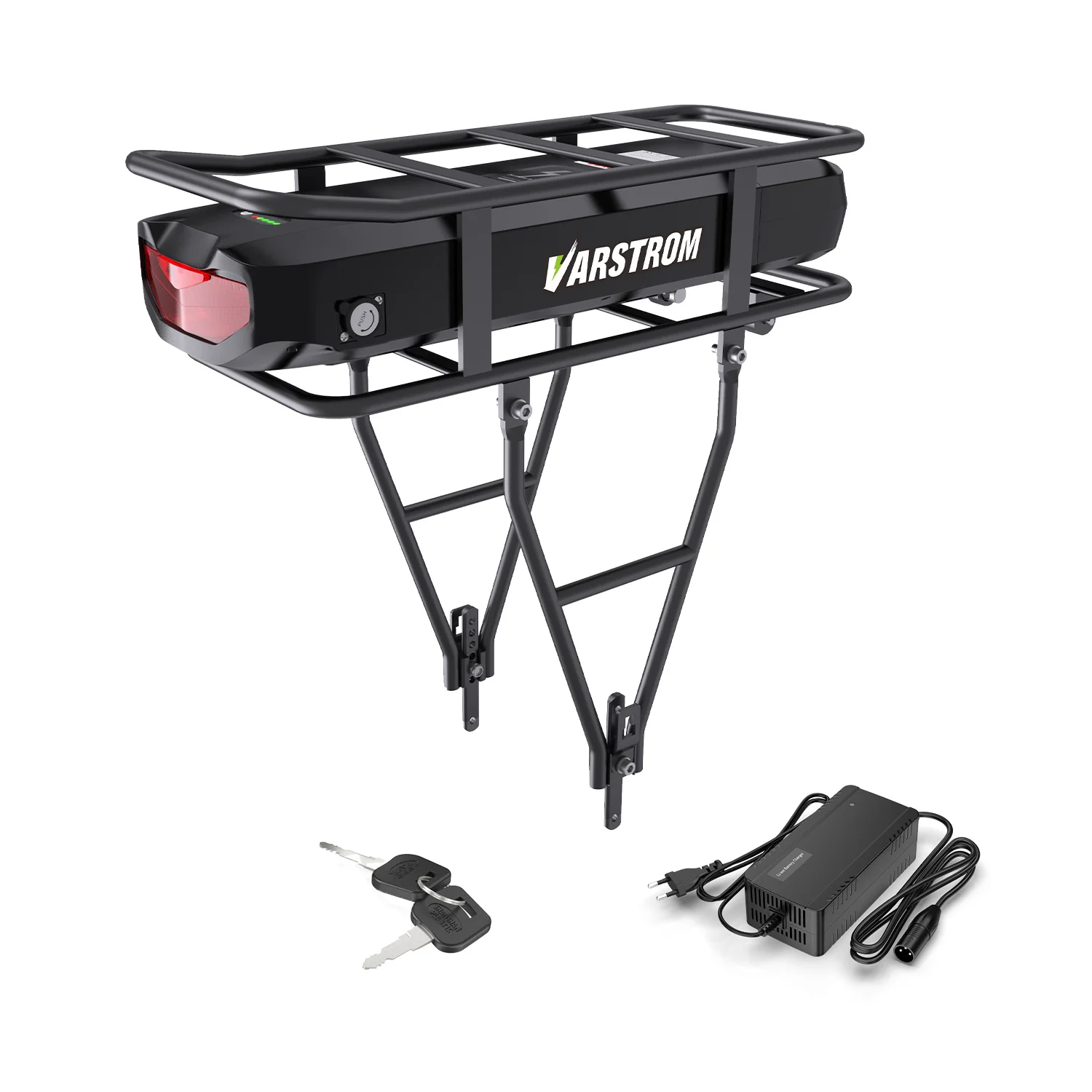 36V 48V 52V Ebike Rear Rack Battery 17.5Ah 20.8Ah 18650 Li-ion Lithium Battery Pack For BAFANG Tongsheng Electric Bike Motor Kit