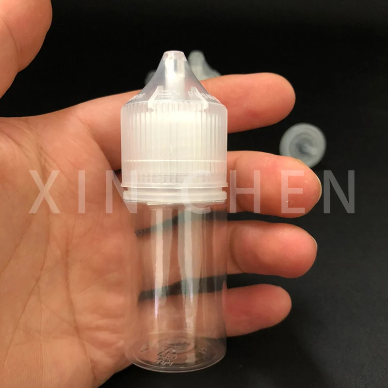 100 Pcs E-Liquid Juice Dropper Bottle Empty Plastic PET Materials Vape Bottle DIY Eliquid Oil Pen Container 10ml 15ml 30ml